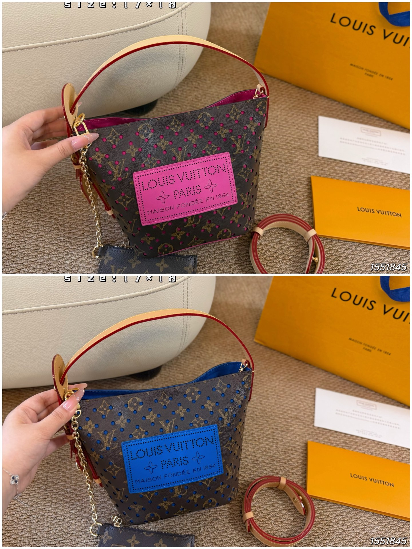Louis Vuitton LV Monogram Handbag Monogram Canvas
